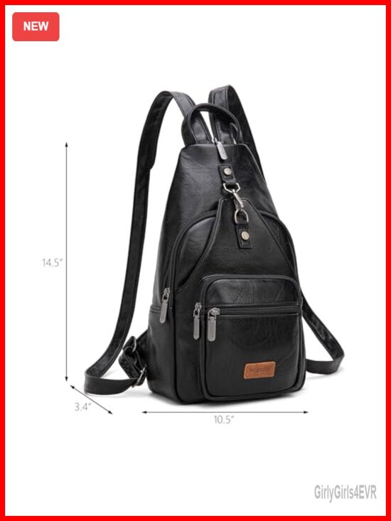 Vintage Convertible Backpack Sling Bag Shoulder Purse Adjustable Strap main image 4